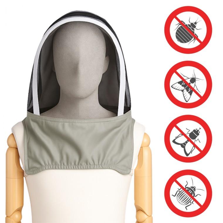 해충 방충모자 모기장옷 양볼 벌초 모기차단 야외 작업복