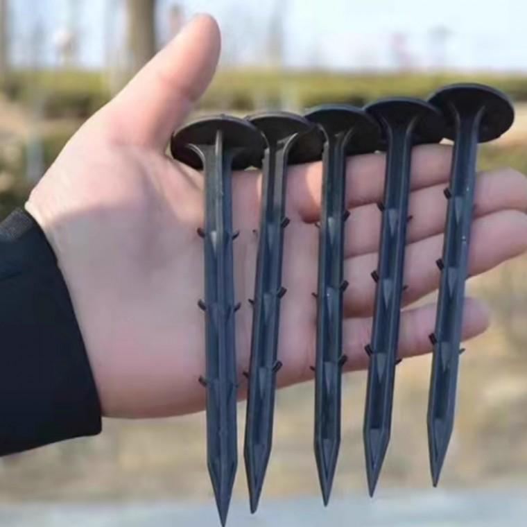 플라스틱 원예못 부직포핀 멀칭핀 제초매트 가시기둥