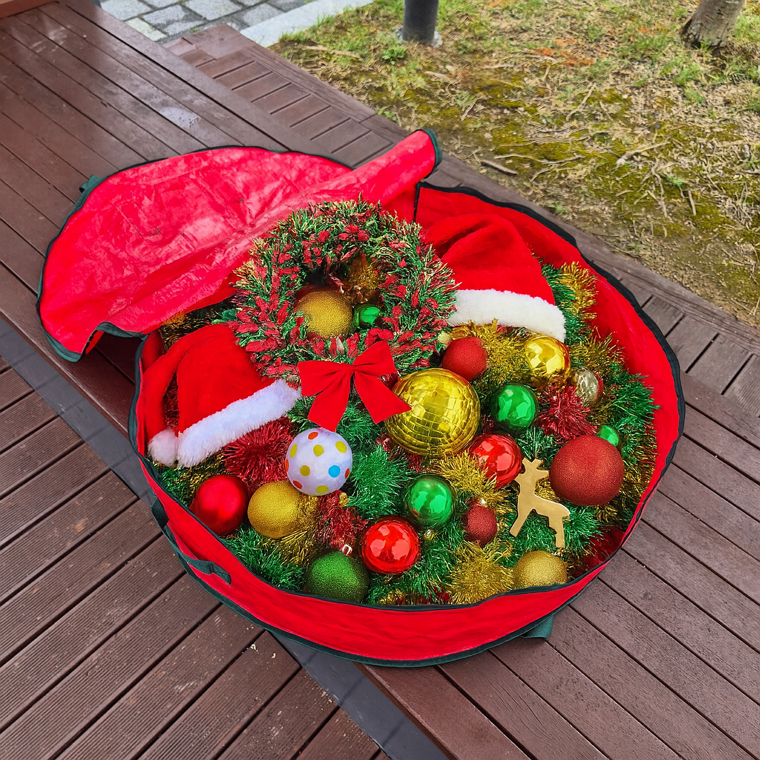 대형 크리스마스 용품 리스 보관 가방