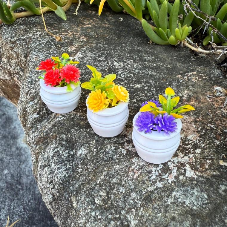 3종세트 미니어처 조화 소품장식 화분