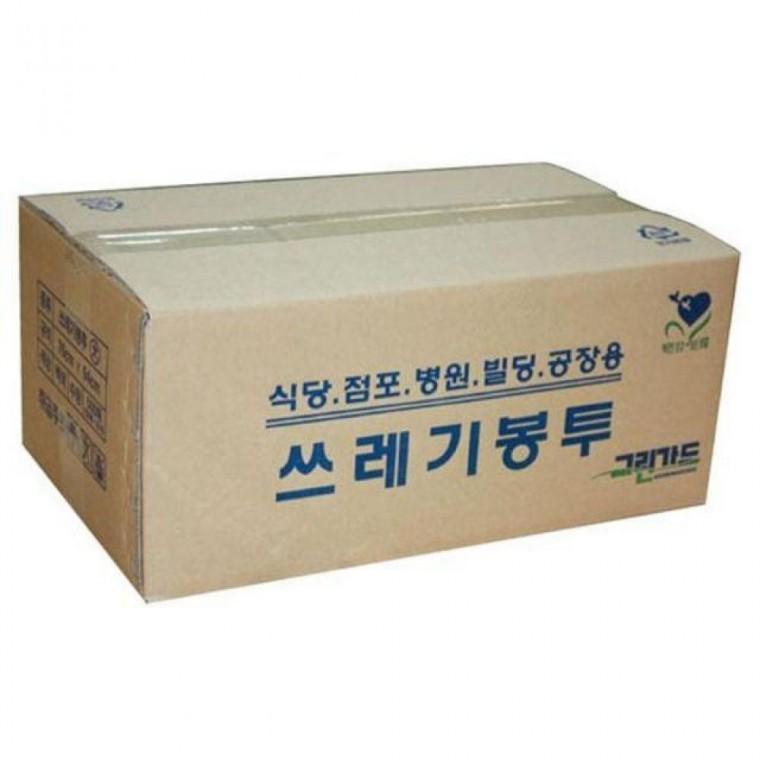 흰색 쓰레기봉투 박스형 중형 90x63cm 1000장 대용량 업소용 사무실 비