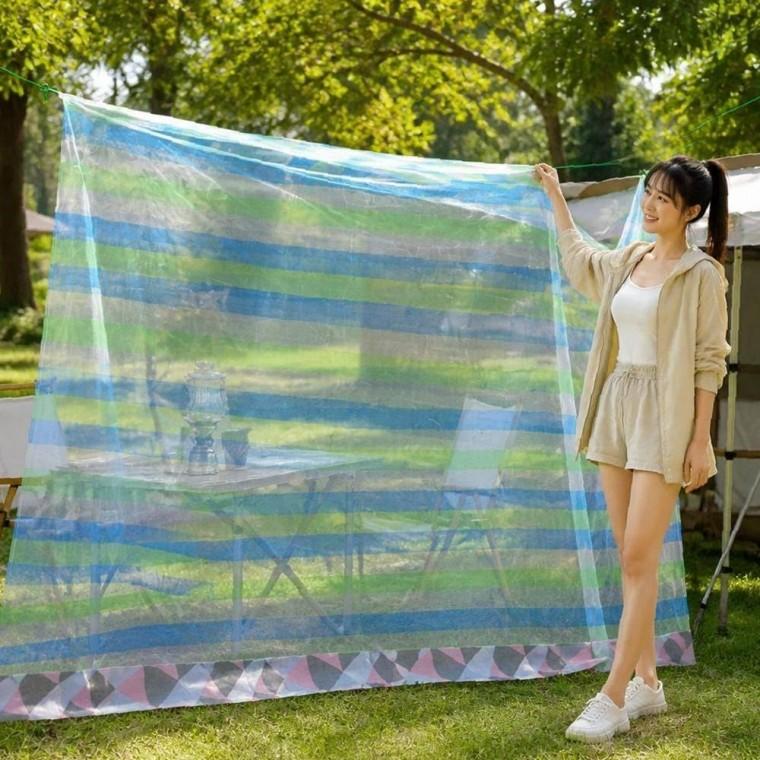 블루 특수 사각 솔표 모기장 가정용 방충 규격 그물망