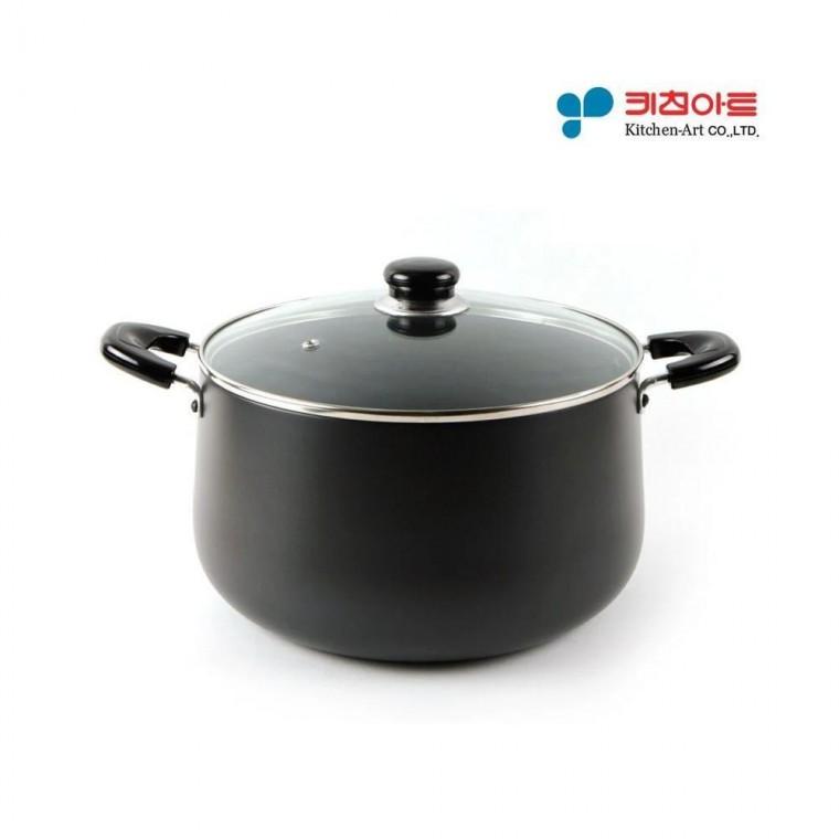 루미나D 쥬노 경질냄비 곰솥 28cm 블랙
