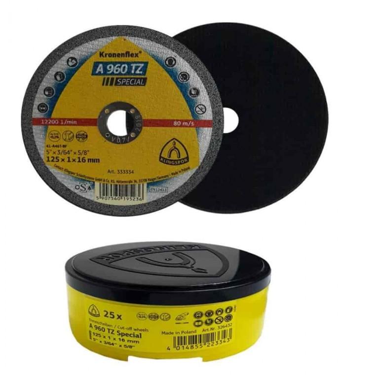 그라인더디스크 그라인딩휠 그라인더휠 절단석 125mm 25매