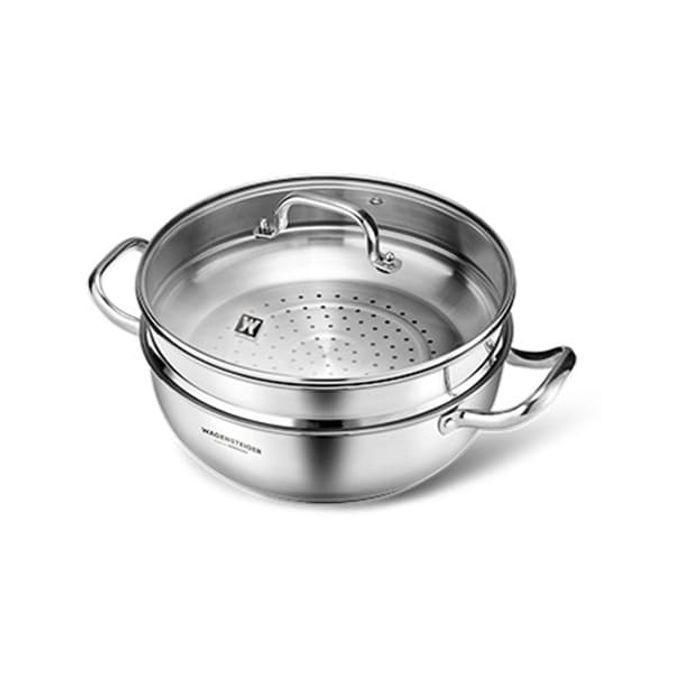 바겐슈타이거 찜냄비 멀티 2단 찜기 스팀팟 인덕션 냄비 28cm