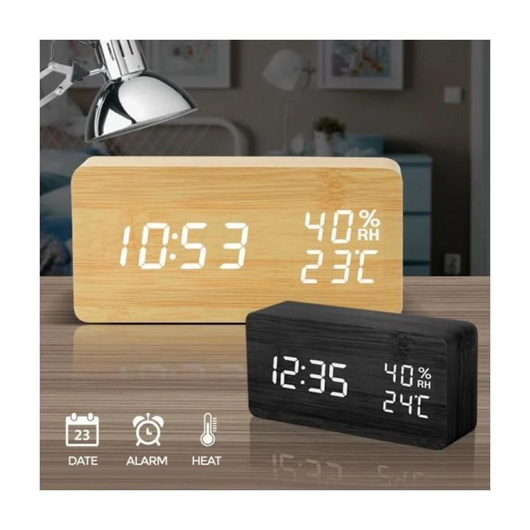 루미나D 전자 탁상시계 알람 led 무소음 탁상용 탁자 디지털