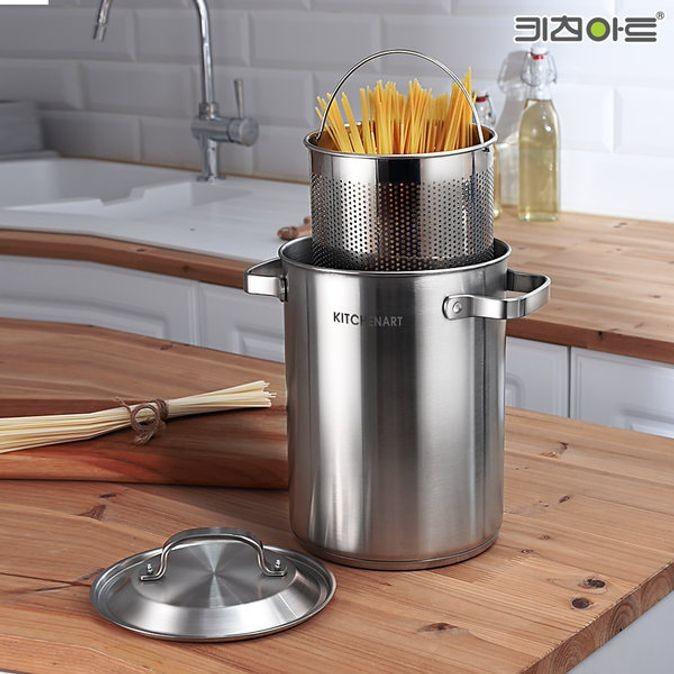 키친아트 파스타 오댕 냄비 멀티팟 4.3L 면냄비