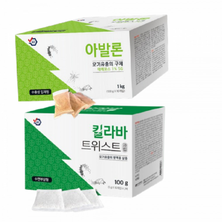 킬라바트위스트 모기 유충 구제제