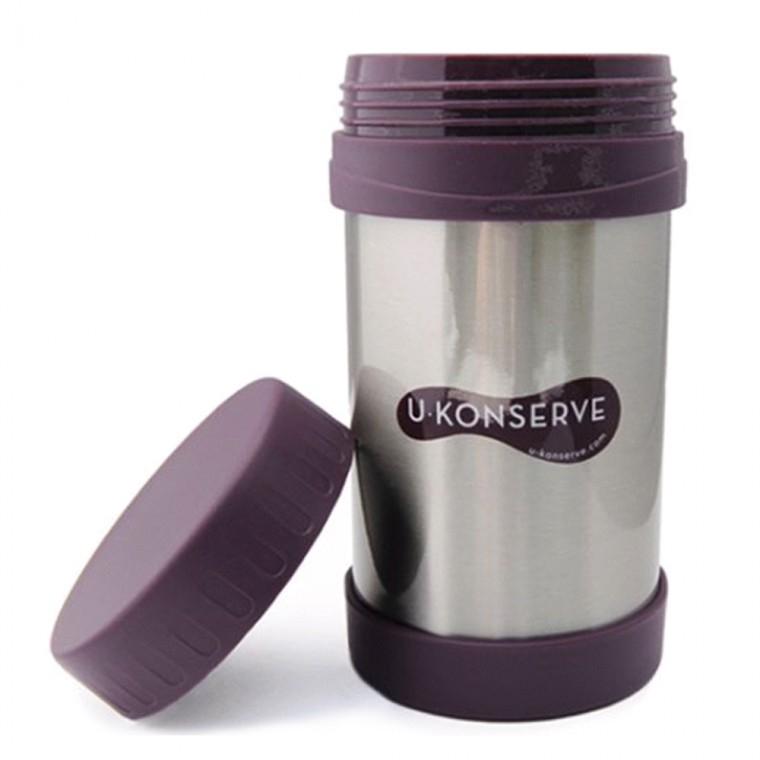 키즈컨저브 도시락 푸드자 16oz (Eggplant) (UK025) 보온 보냉 도시락통