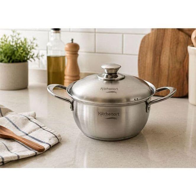 키친아트 인덕션 냄비 라면 찌개 국 요리 양수 냄비 20cm
