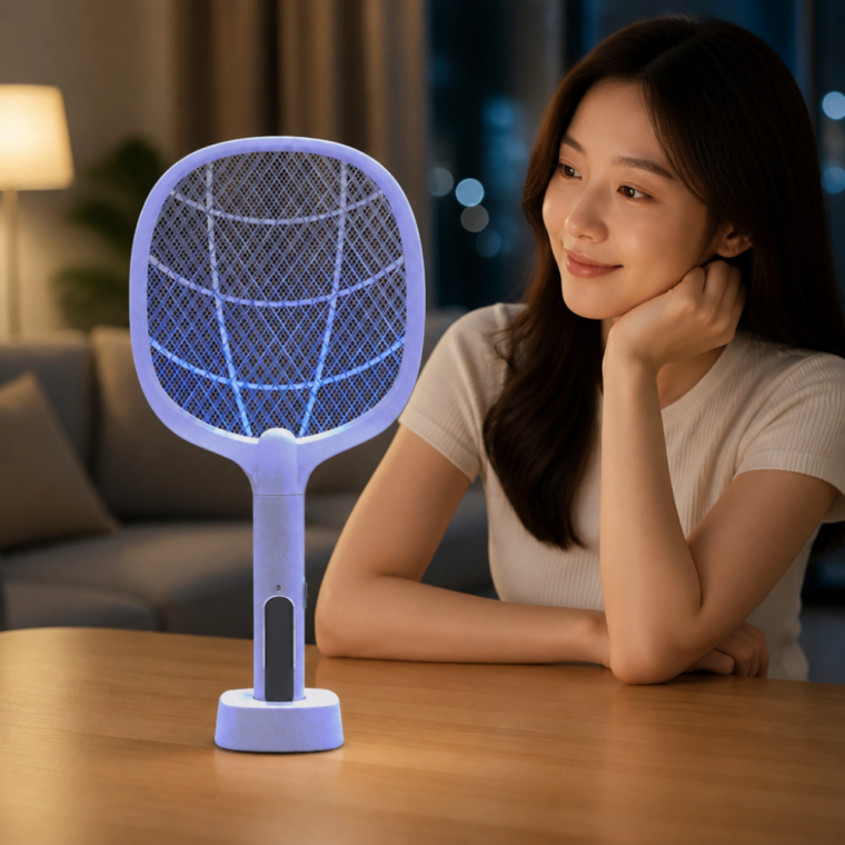 USB 충전식 전기 파리채 라이트 모드 겸용 모기 퇴치기