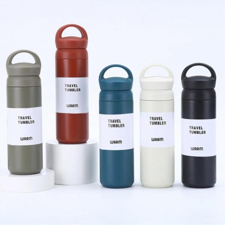 H 손잡이 텀블러 480ml 보온병 보냉 물병