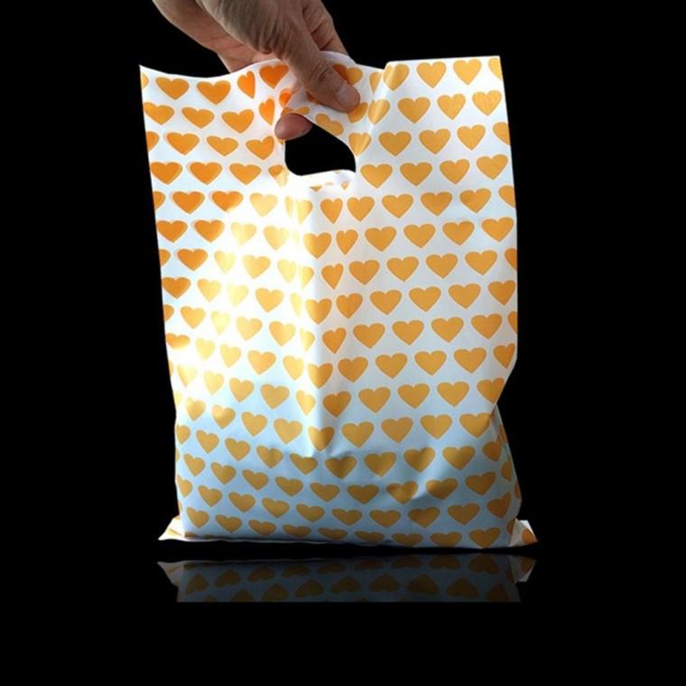 러브 하트 PE 쇼핑 팬시봉투 30cmX40cm 50매