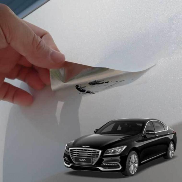 제네시스 G80 붓펜 스티커 N5M 카본메탈 페인트