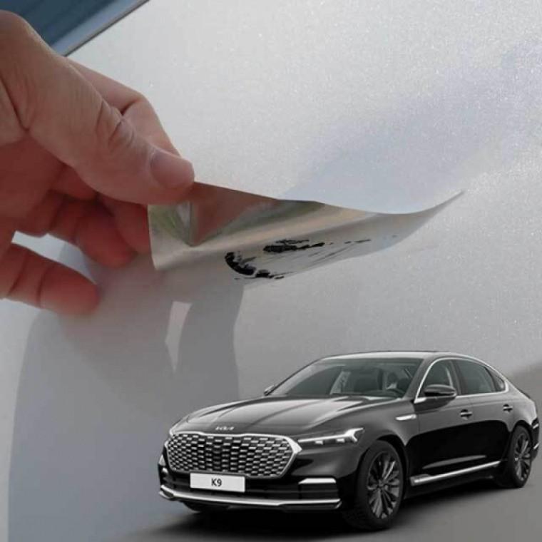 더뉴K9 붓펜 스티커 D9B 딥크로마블루 페인트