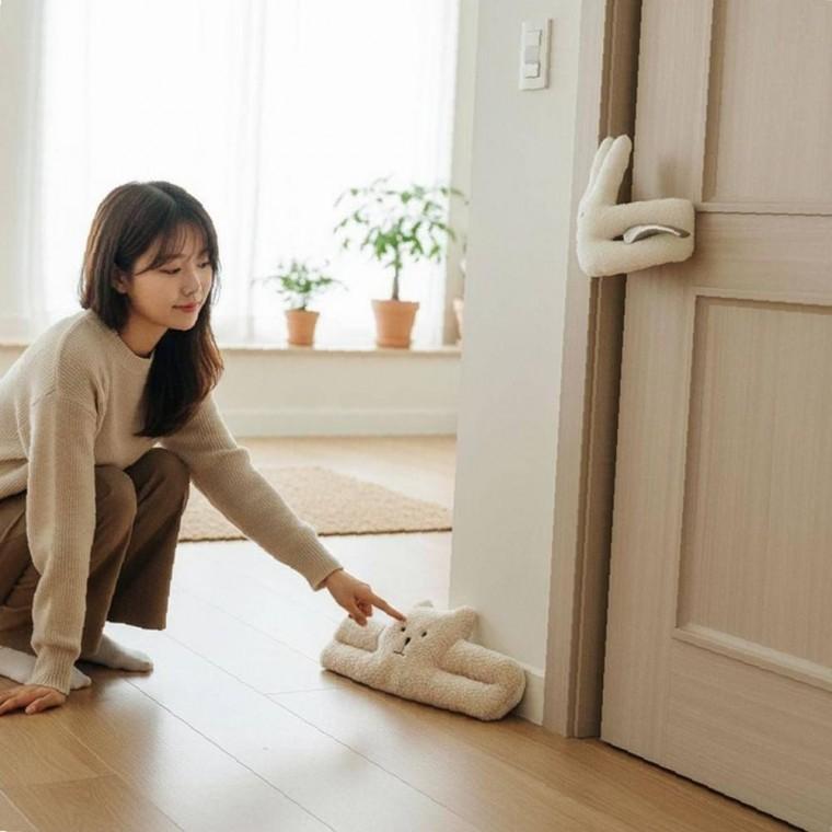 토끼 문쾅 도어스토퍼 곰 끼임방지 안전 문틈 인형 아동 쿠션
