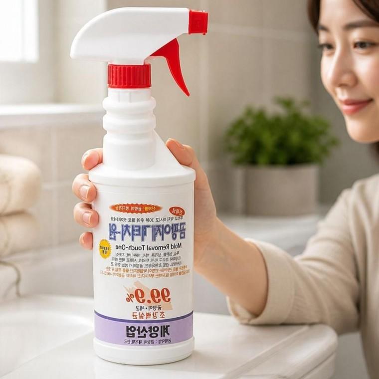 곰팡이 제거제 500ml 벽지 욕실 타일 줄눈 얼룩 클리너