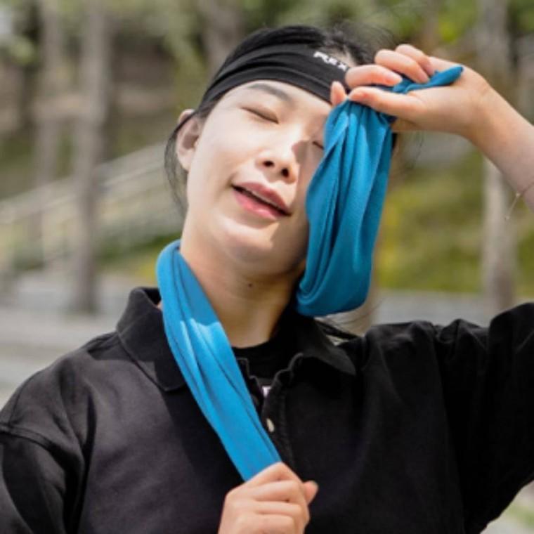 수건 냉감소재 운동 스포츠타월 건습식 미네랄 땀수건