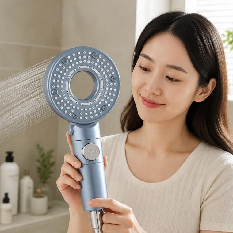 욕실 샤워헤드 교체용 수압상승 절수 샤워기 본체
