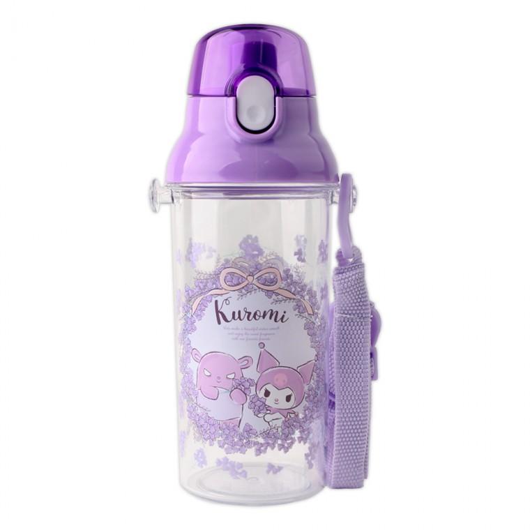 스케이터 물통 쿠로미 플라워리스 원터치 클리어 보틀 480ml