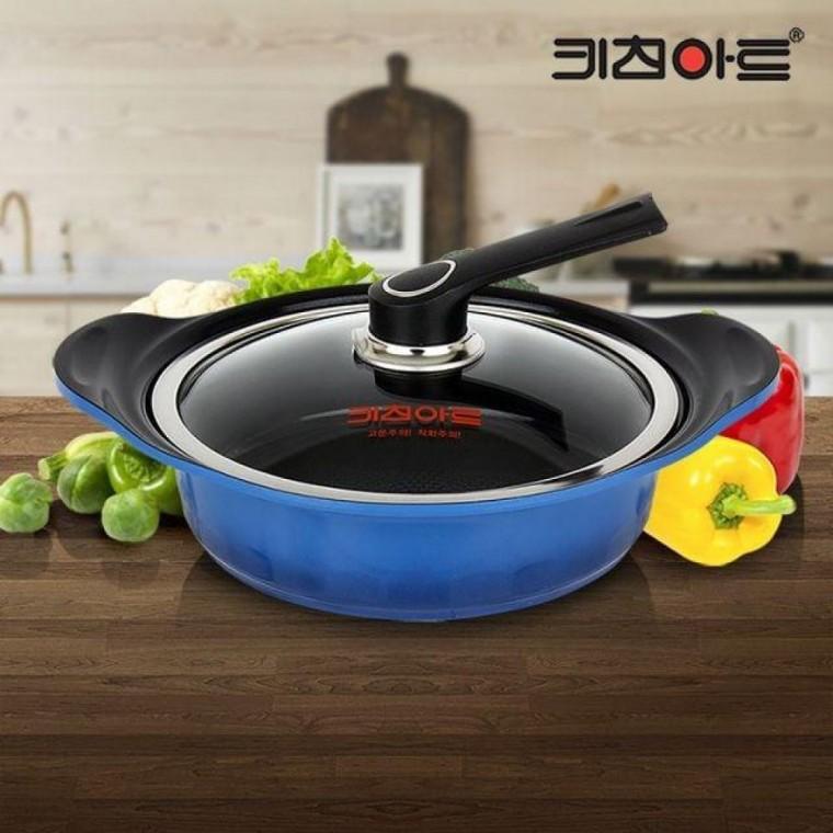 세라믹냄비 전골 24 키친아트 찌개 전골 코팅 주물 인덕션 전자레인지 가스레인지