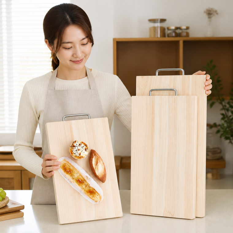히노끼 원목 도마 대형 미니 커팅보드 편백 나무 조리도구