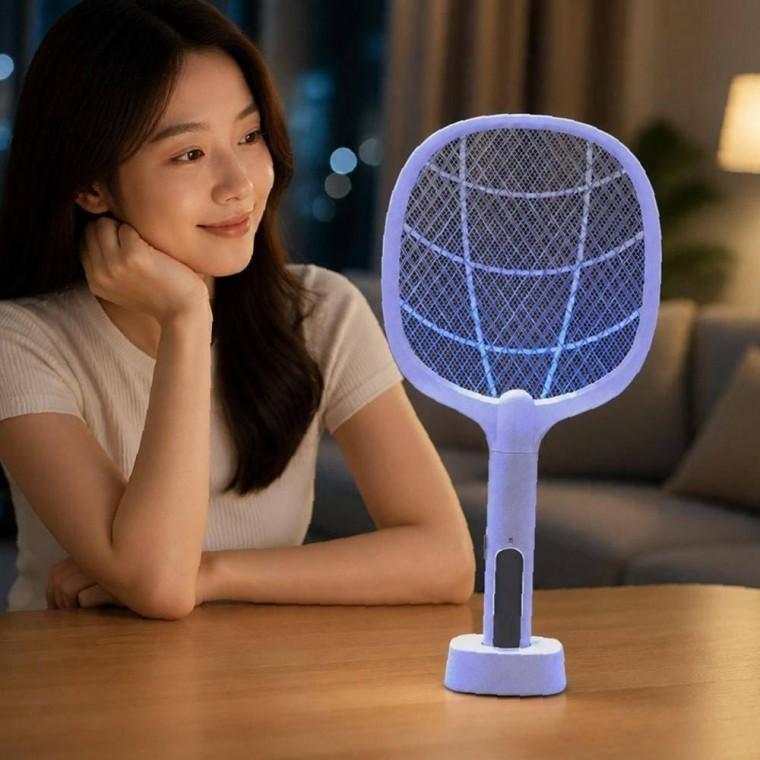 USB 전기 퇴치기 모기 라이트 충전식 파리채 모드