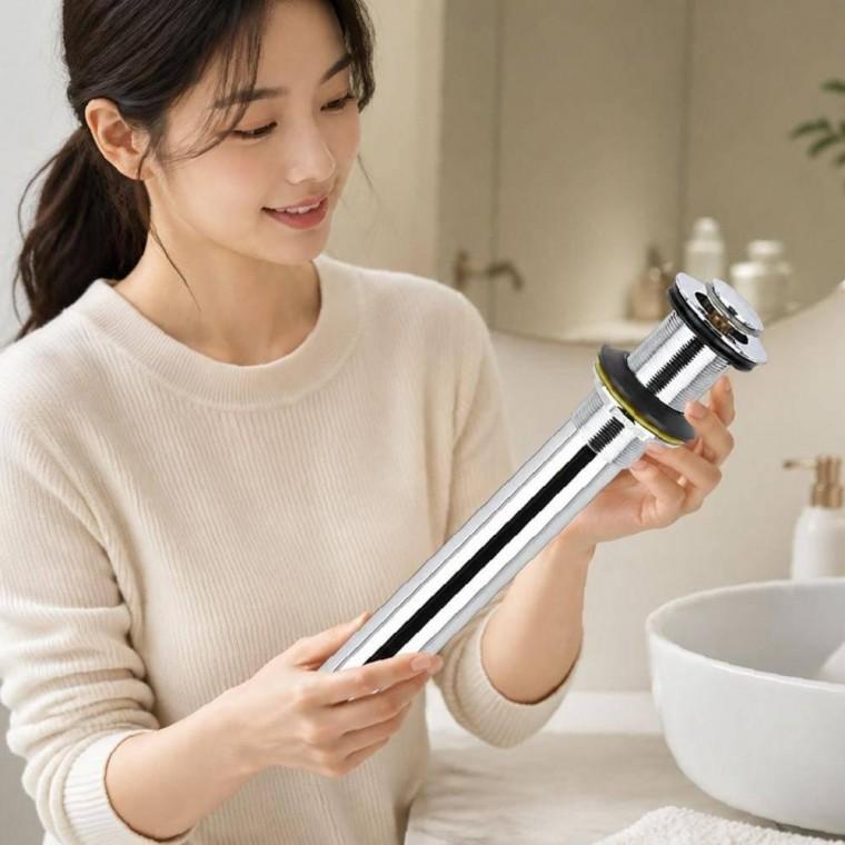 배수관 트랩 팝업 배수구 세면대 마개 교체 부속 황동