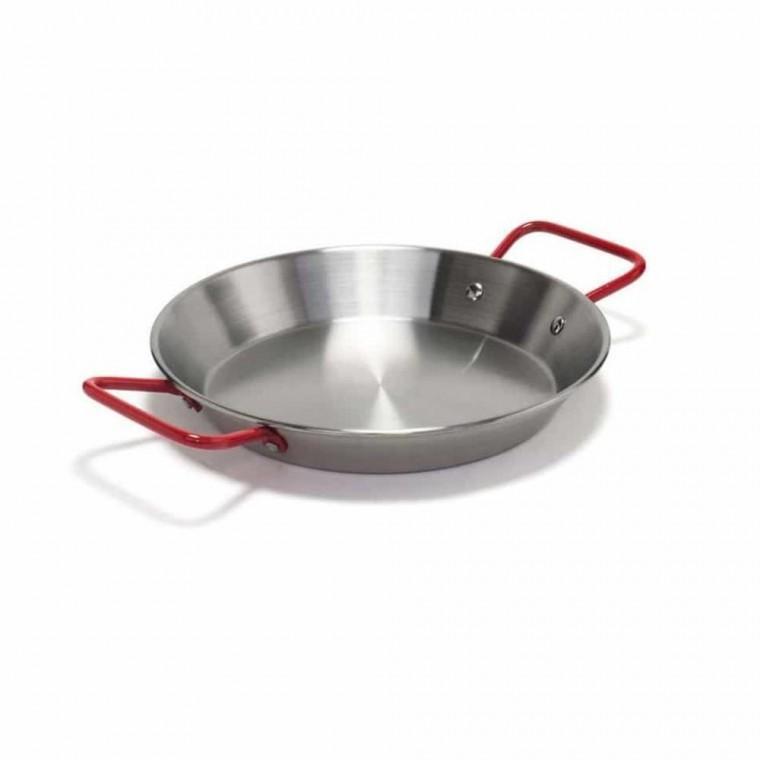 스테인레스 빠에야팬 안정 28cm 리조또접시 스텐용기 플레이트접시