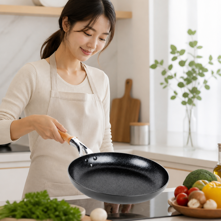토스코 알루미늄 후라이팬 논스틱 세라믹 코팅 조리팬