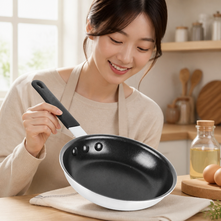 토스코 미니 알루미늄 팬 불소수지 코팅 계란 후라이팬