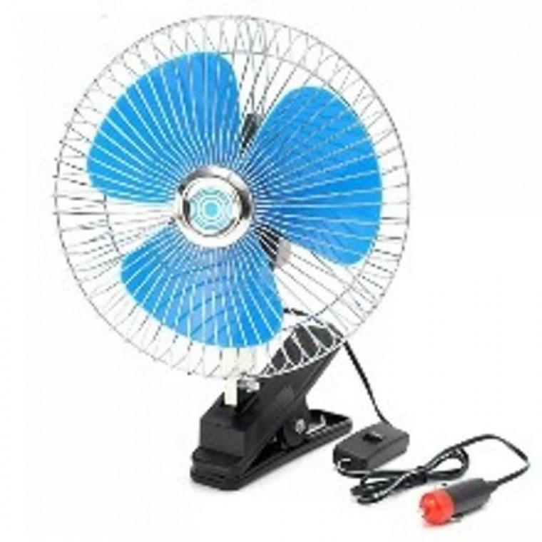 8인치 회전형 시거잭 집게형 저소음 차량용 미니 선풍기