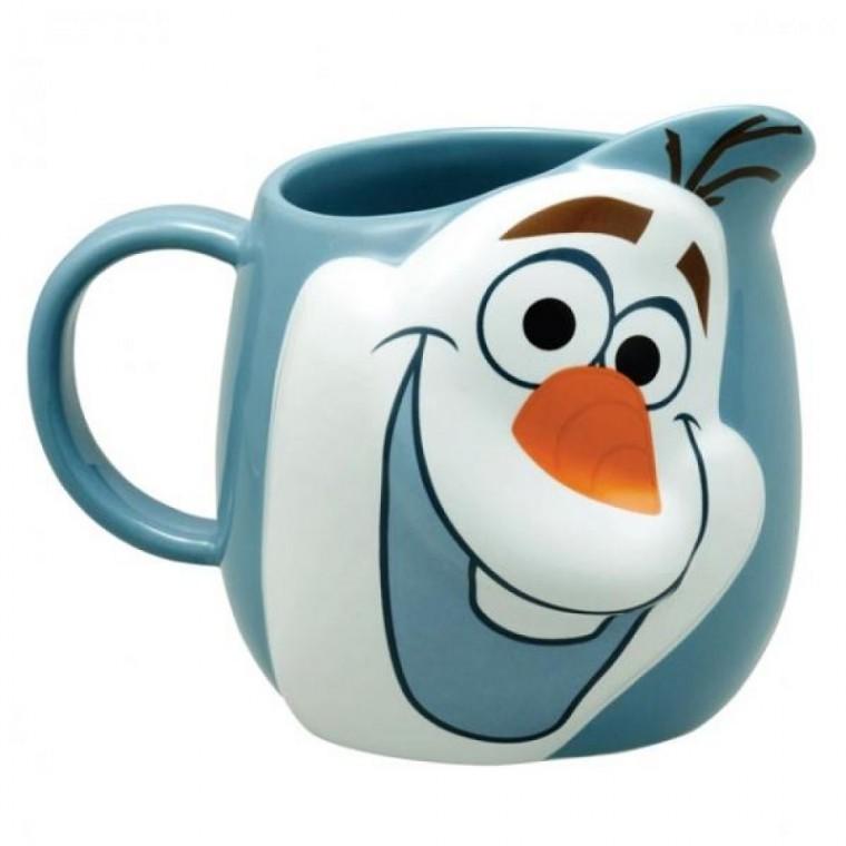 눈사람 캐릭터 입체 도자기 머그컵 390ml