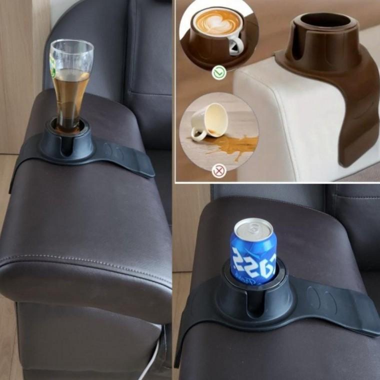 쇼파 팔걸이 실용적인 컵홀더