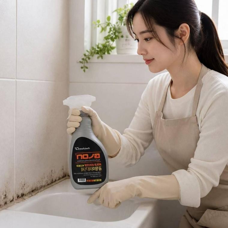 스프레이 분무기 실리콘 욕실 제거제 500ml 벽지 곰팡이제거
