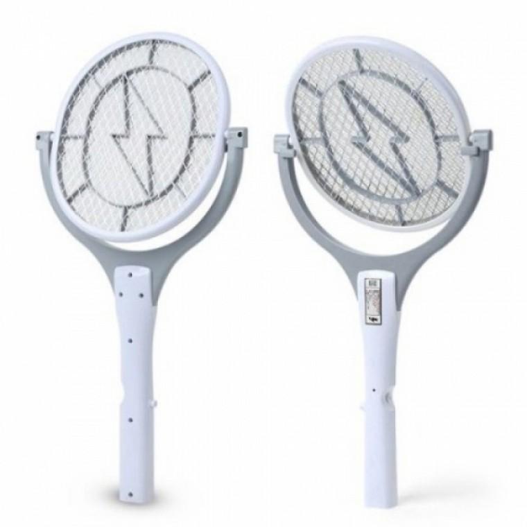 보성테크 90도 회전 모기채 USB 충전식 전기모기채 SIK-003