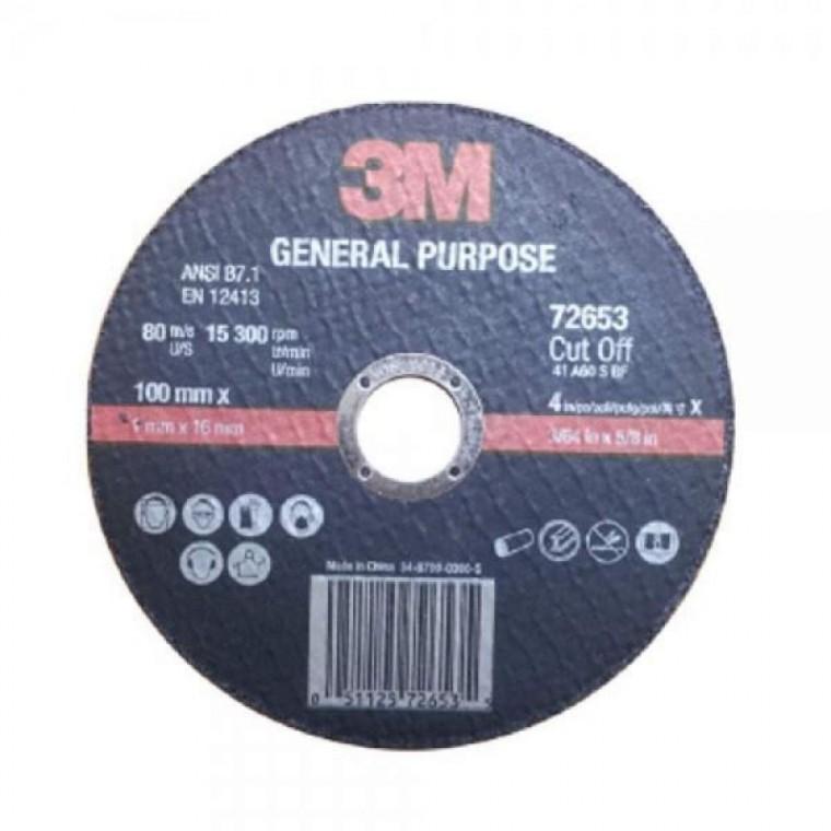 3M 72653 보급형 100mm 절단석 25장