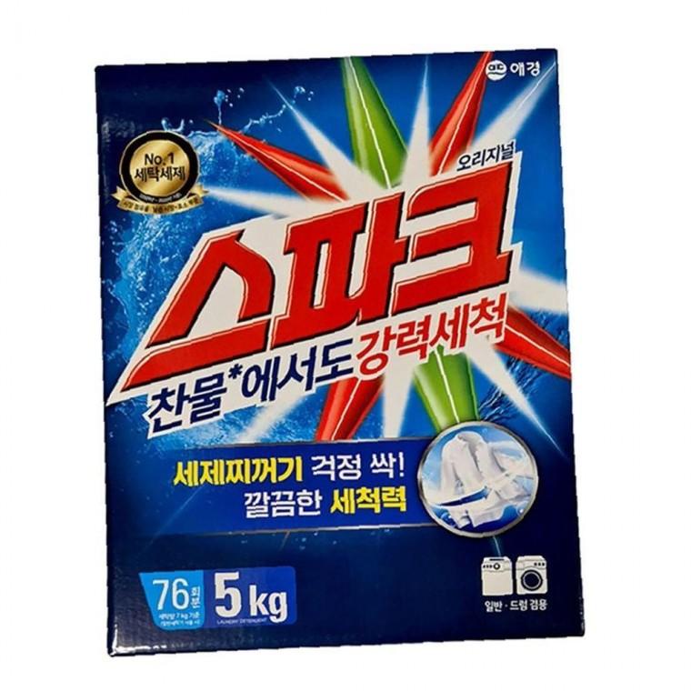 분말세제 일반드럼겸용 세탁세제 5kg 오리지널