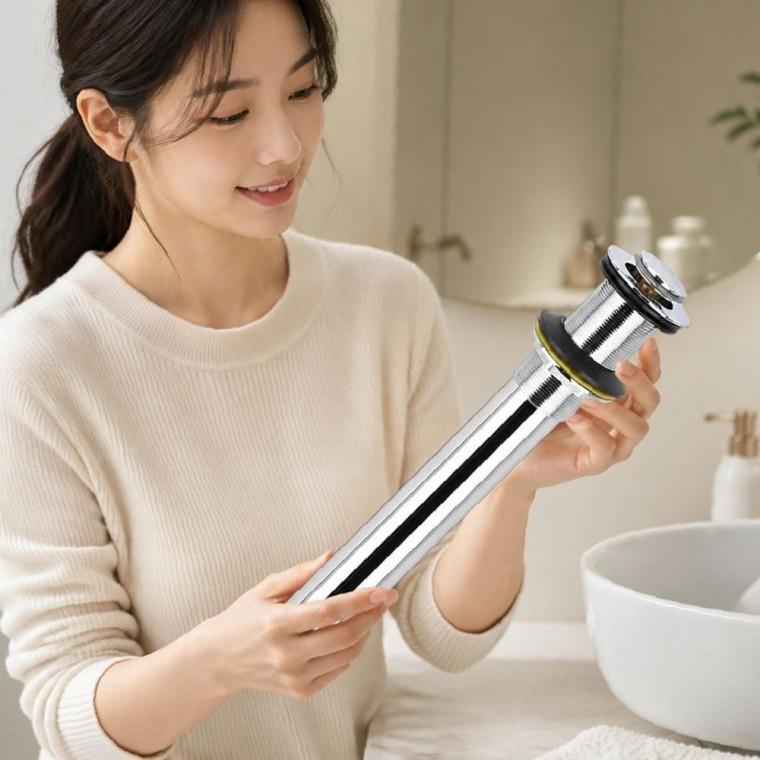 세면대 배수구 마개 황동 팝업 트랩 배수관 교체 부속