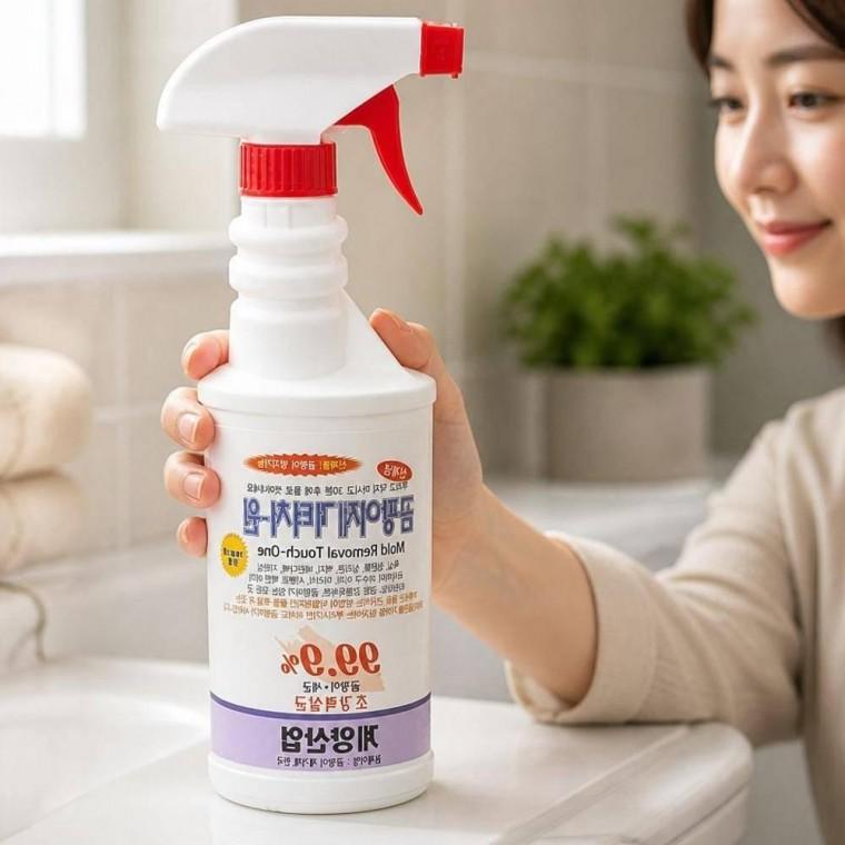 줄눈 벽지 제거제 얼룩 곰팡이 욕실 타일 500ml 클리너