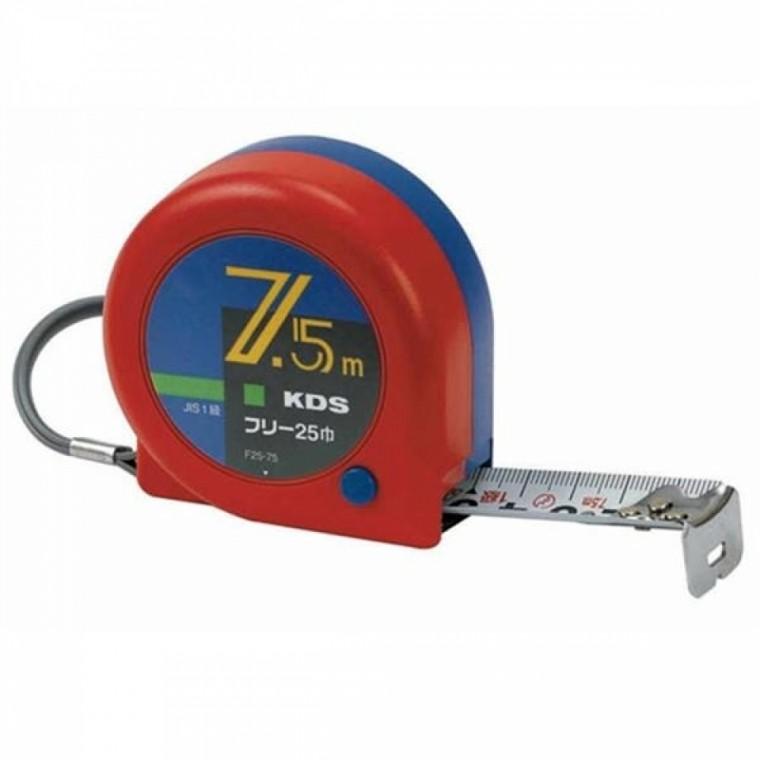 KDS 광폭 수동줄자 F25-75BBP 7.5Mx25mm 380g (1EA)