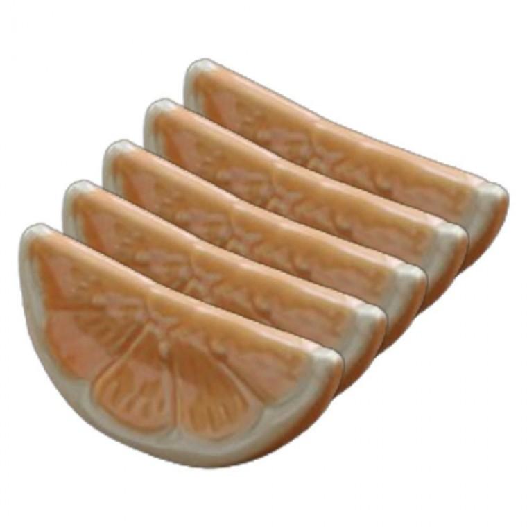 도자기 간편한 과일 수저 젓가락 받침 5P 식기 커트러리 다이닝 데코 소품