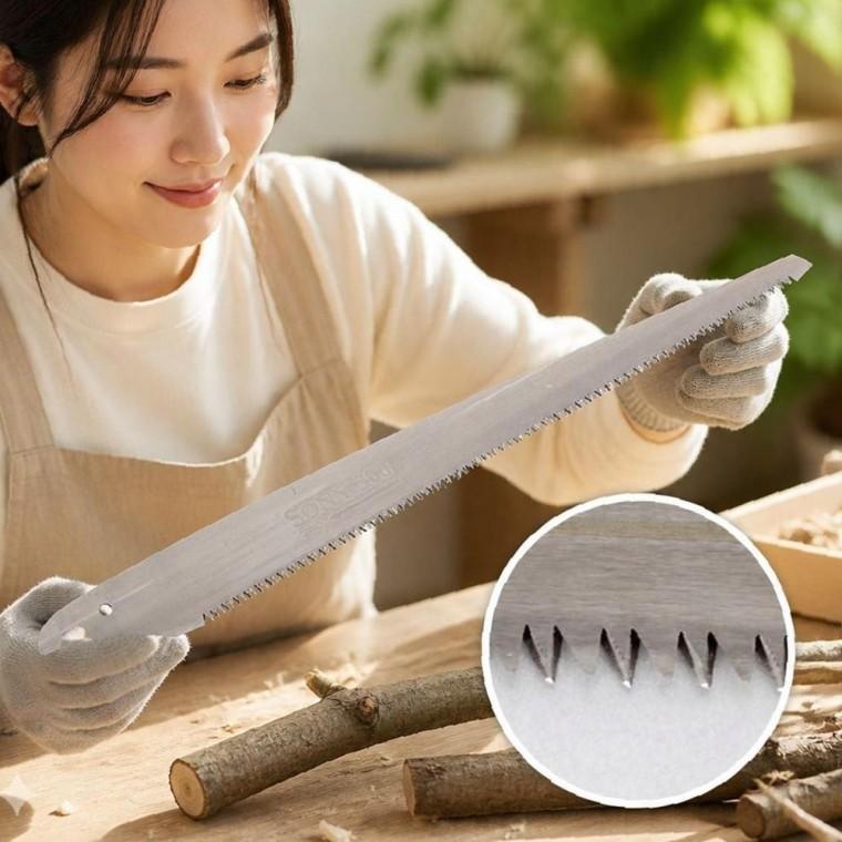 전지 톱날 교체용 접이식 나무 가지치기 톱날 목공수공구