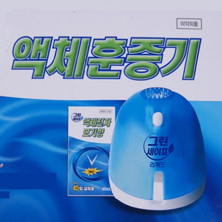 전기 전자 모기향 액체 훈증기 리필 45일용 세트 가정용 벌레퇴치