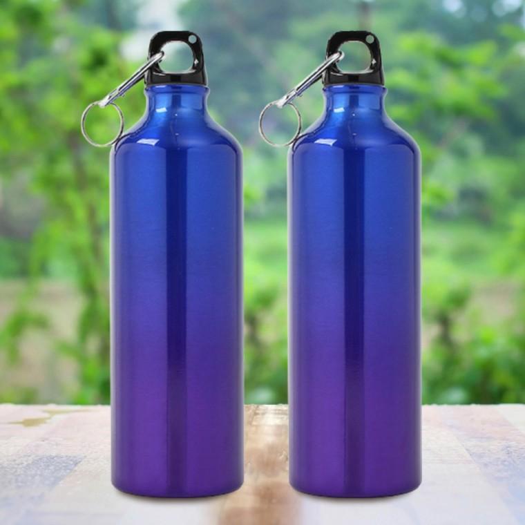 아웃도어 스포츠 물병 2p세트(750ml) (스페이스) 운동 알루미늄 보틀