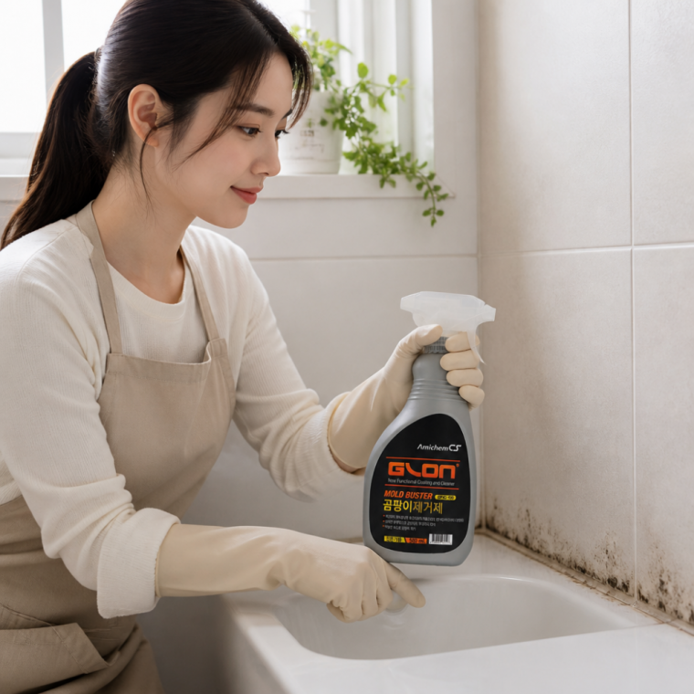 GPAC-100 곰팡이제거 분무기 500ml 욕실 벽지 실리콘 제거제