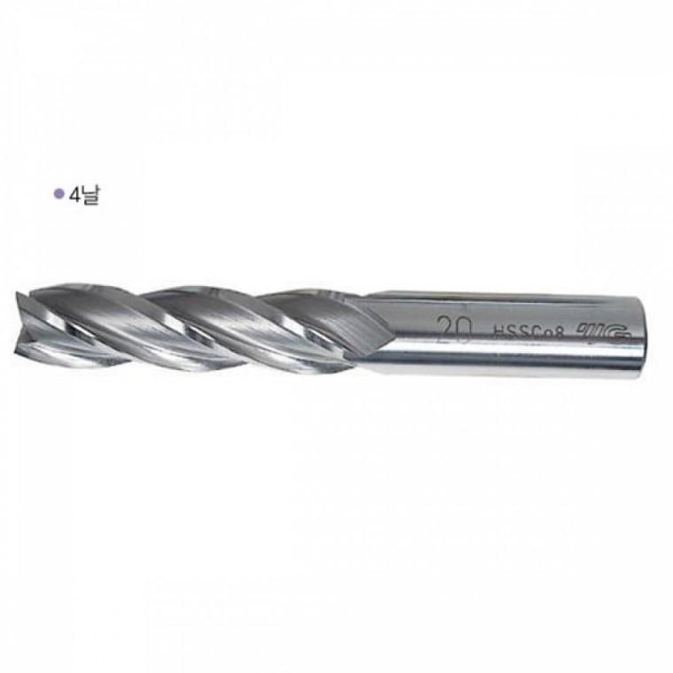와이지원 4F 일반롱엔드밀 4mm 8파이 20 70 (1EA)