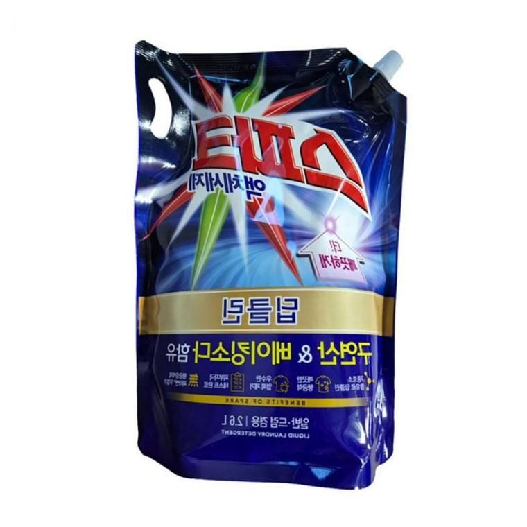 스파크 액체세제 딥클린세제 딥클린 2.6L 리필 세탁세제