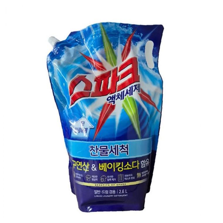 스파크 액체세제 2.6L 찬물세탁 대용량 드럼 일반겸용