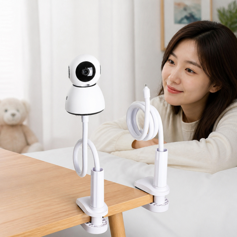 IP카메라 고정대 베이비캠 지지대 무선 카메라 브래킷 거치봉
